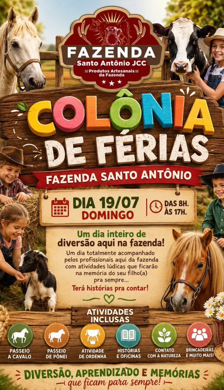 Colônia de férias Fazenda Santo Antônio