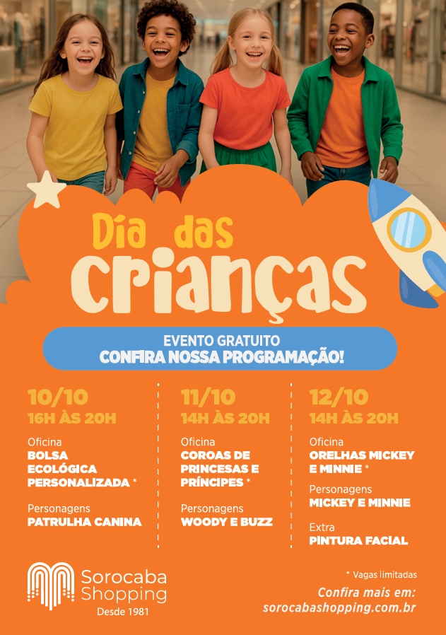 Dia das crianças - Sorocaba Shopping