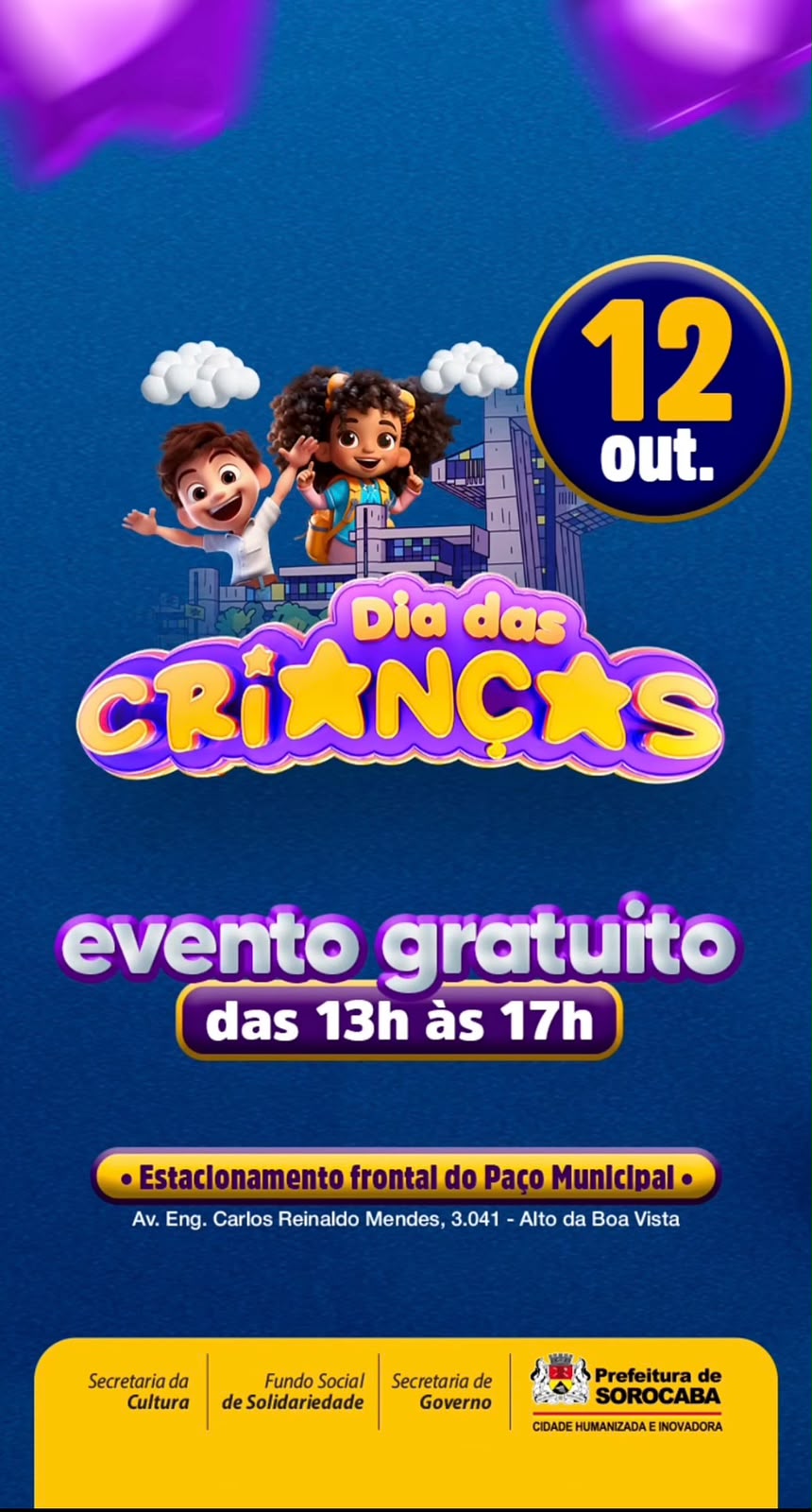 Festa de Dia das Crianças em Sorocaba